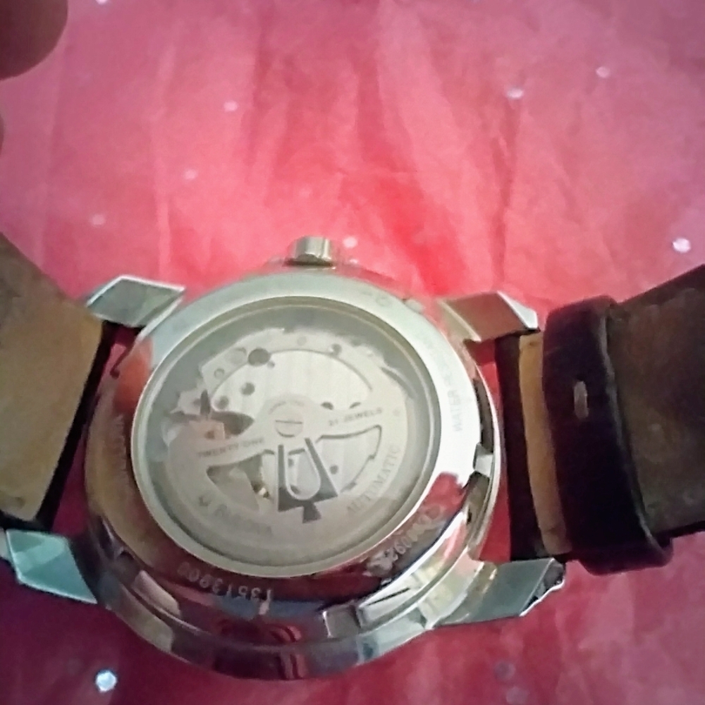 Bulova Silver and Brown Automatic Watch - Picture 6 of 10